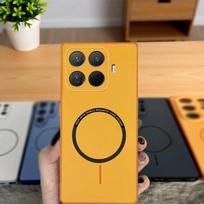 For Xiaomi 15T Pro Case Xiaomi 15T Phone Case Xiaomi Mi 15T Pro Cover Mi 15T Shookproof Color magnetic hard Silicone back cover xiaomi 15T Pro orange