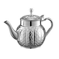 Elegant Electroplated Tea Pot Stainless Steel Teapot with Ergonomic Handle for Home Camping and Office Use gray