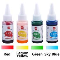 24 spalvos 10 ml/buteliukas Dažiklis kepimui, tortų dekoravimui, kremui, „pasidaryk pats“, makaronams, sausainiams, virtuvės reikmenys Kepimui Acc… Daugiau 4Colors Set – matches the image black