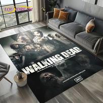TWD The Walking Dead Rick Daryl Siaubo TV Kilimas Kilimas Svetainei Miegamajam Namams Sofos Dekoravimui, Vaikų Zonos Kilimas Neslystantis Grindų Kilimėlis 70x100cm( 27x39in )