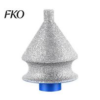 Concrete Drill Bit Diamond Chamfering for Grinder, 4-in-1 Hole Saw, Beveling Grinding Head Stone Processing Chamfering/Hole Enlarging/Polishing/Arc A