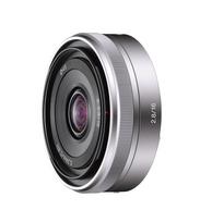 SONY E 16mm fiksuoto židinio nuotolio objektyvas tik Sony F2.8 E-mount, APS-C (SEL16F28)