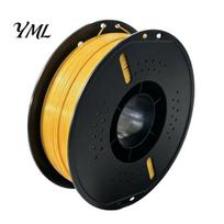 Metallic Silk Filament 1.75mm PLA for 3D Printer, 1kg Spool Shiny Satin Finish Roll, Neatly Wound Models Printing auksinė