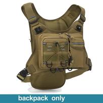 Multi-functional Chest Pack Vest for Men Hydration Backpack with Gear Holder Running Bag for Marathon Cycling Trekking