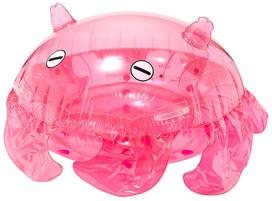 Igarashi Float Octopus Float 131 x 130 cm Inflated Body Size: Approx. 85 (W) x 46 cm (H, including ears)  Size including feet: Approx. 120 (W) x 46 pink