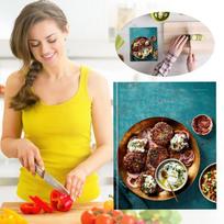 100+ Protein-packed Mediterranean Favourites With A Low-carb Hardcover One Size blue