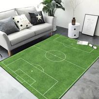 Sporto KREPŠINIO Futbolo Aikštės Kilimas Svetainei Namų Dekoras Vaikų Žaidimų Neslystanti Zona Kilimėliai Miegamojo Pėdos Pagalvėlė 40x60cm gray