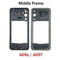 For Samsung A05s A057 Middle Frame Housing Bezel Plate With Side Button Repair Parts juoda