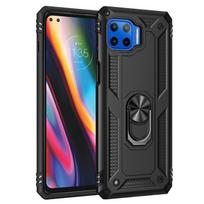 Armor Shockproof Case for Motorola Moto G 5G Plus Rugged Military Drop Protective Magnet Car Holder Ring Case Cover for Moto G 5G Plus blue