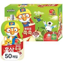 Paldo Pororo Red Ginseng Soksok Children's Drink 100ml 50 pcs red