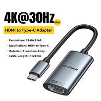 Essager HDMI To USB Type C Adapter for IPhone MacBook Pro Air IPad Samsung Galaxy 8K@60Hz 4K@120Hz/144Hz HD TV Cable Converter HDMI to Type-C（4K@30Hz）