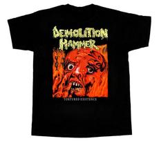 Demolition Hammer Band Tortured Existence Cotton T-Shirt Full Size SB113 Unisex T-Shirt XXXXL red