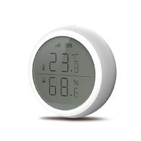Portable Room Climate Monitor Hygrometer Thermometers Low Power Consumption Design For Years Round Use 1 gray