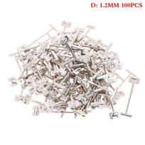 100PCS 0.9/1.2/1.5mm Sample Tile Leveling System Can Replace Steel Needle Tile Leveling Device Clearance Tool Construction Tool
