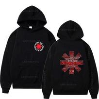 Raudoni Karšti Čili Hoodie Pipirai Moterys Vyrai XS black