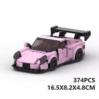 MOC Building Set 911 GT Assembly Model  Car Gift Figurine Male Version Creative Bricks Construction Toy gray