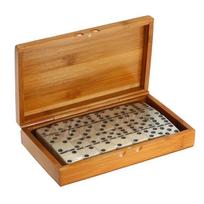 Double Six Domino rinkinys Pramogos Pramoginis Kelioninis Žaidimas Žaislas Juodieji taškai Domino