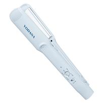 VODANA Moisture Steam Flat Iron Genuine Specification Straight Iron Shiny Hair Korean Style Hair Minimized Damage Blue [Japanese Product] [Japanese white