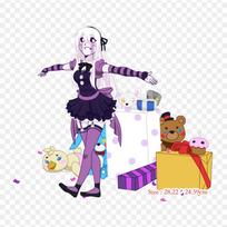 Fnaf Marionetės Piešinys Penkios Naktys pas Fredį 2 Penkios Naktys pas Fre Lygintuvu perkeliamos aplikacijos drabužiams, marškinėliams, krepšiui, karščiu perklijuojami lipdukai, priklijuojami lygintuvu lopai
