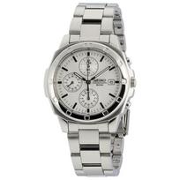 Seiko SND187P Men's Watch - White/Silver/Silver gray