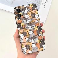 Telefono dėklas Motorola Edge 30 Neo Edge30 30Neo Dangtelis Capas Animacinis Mergaitiškas Madingas Raštas Dizainas Dangteliai Minkšto Silikono Bamperis Moto Edge 30 Neo beige