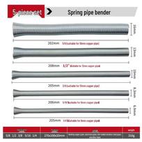Spring Bending Tool for Air Conditioner Copper Tube - Manual Elastic Small Bender gray