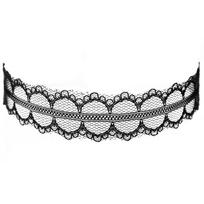 Fairy Style Colorful Lace Choker Necklace for Women gray