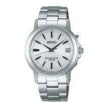 [Seiko] Spirit Solar Radio Watch SBTM167 Men's Silver/White white