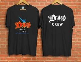 Vintage Dio Holy Diver Tour Concert New T-Shirt Gildan T-Shirt 2 Sided Unisex T-Shirt XXXL brown