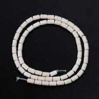Natural Turquoise Stone Beads Blue White Cylinder Tube Shape Loose Spacer Beads For DIY Charm Bracelet Necklace Jewelry Making white