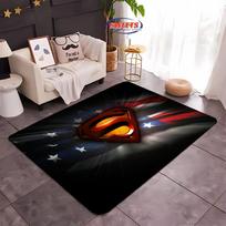 Naujos lentynos! 3D klasikinis DC logotipas kilimas, svetainės, miegamojo, biuro zonos, vaikų kambario pasirinkimas, neslystantis, skalbiamas mašinoje kilimėlis 40x60cm (16x24in)