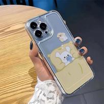 Cute Cat Case for Samsung Galaxy A56 5G A55 A35 A36 A15 A16 A26 A54 A52 A53 A14 A05 A05S A06 A25 A34 A35 A32 A50S Lovely Cover Samsung A26 5G gray