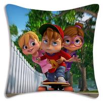 Anime Alvinas ir burundukai Pagalvių užvalkalai Animacinis Sofa Dekoratyvinis Namų Dvipusis Spausdinimas Trumpas Pliušas Mielas Pagalvės Užvalkalas 30cmx30cm