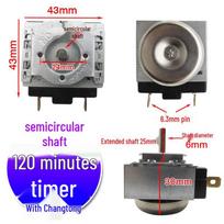Electric Pressure Cooker & Air Fryer Timer with Bell, 60/90/120 Min, Semicircle/Cross Shaft Timing Switch