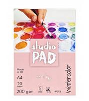 Akvarelės bloknotas "Studio" A4/20l 200g, kieta, PPPNOB260120