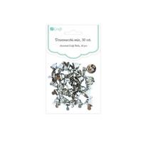 Varpeliai metaliniai,sidabriniai MIX,30vnt., DPRDPR11CRDPME_001