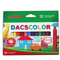 Vaškinės kreidelės ALPINO Dacscolor 12sp 12mm, KIKAPV1ADC050290