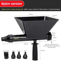Automatinis cemento pistoletas Glaistymui Specialus įrankis Elektrinis cemento skiedinio užpildymo pistoletas Apsaugos nuo vagystės Durų Langų Glaistymo Mašina Nylon shell black