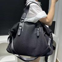 Women's travel bag simple leisure vacati large bags waterproof nyl mesh shoulder Messenger Bags  Sacs femmes