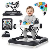 Interactive Walker For Children Race Car Black and White Sun Baby