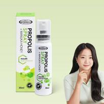 Mothernest Propolio purškalas su Manuka medumi 30ml white