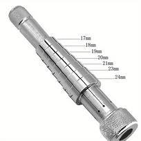 Ring Stretcher Tool Finger Wedding Enlarge Rings Band Sizers Metal Expander Mandrel Jewelry Ring Sizing Tool Size from 17-24mm balta