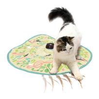 Necoichi Catch Me If You Can 2 Electric Cat Toy and Musical (Cat Note) beige