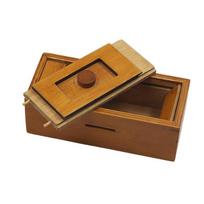 Wooden Puzzle Box with Secret Compartment Magic Drawers Impossible Brain Teaser for Adults Kids Birthday Surprise Gift