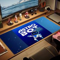 ASTRO BOT Custom Name Large Size Mouse Pad Large Gaming Table Cushion Non-slip Laptop Tablet Big Mousepad XXL Mat Mini PC Playmat With Lock edge 30cmx60cm(11.8x23.6inch) blue