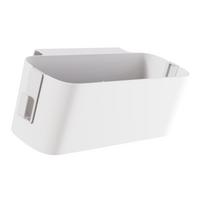 Bedside Storage Basket Hook Hanging Storage Box Rail Organization Shelf for Dormitory Office Living Room balta