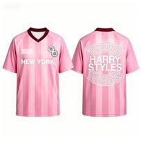 2026 New Harry Styles New York Themed Fan Jersey Quick Drying Sports Casual Top Breathable Comfort Hot Sale Family Kids Tees M pink