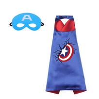 Gimtadienio dovanos Superherojų apsiaustai berniukui mergaitei Animaciniai persirengimo kostiumai Šventės reikmenys Velykos Helovyno apsiaustas as the picture-70cmX70cm blue