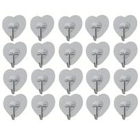10/20/30 vnt. Skaidrūs kabliukai Stiprūs siurbtukai Sieniniai kabliukai Pakaba virtuvei, voniai 20Pcs gray