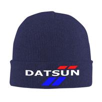 Datsun Bre Winter Skullies Beanies Hat Warm Autumn Knitted Hats Bonnet Caps for Women Men One Size blue